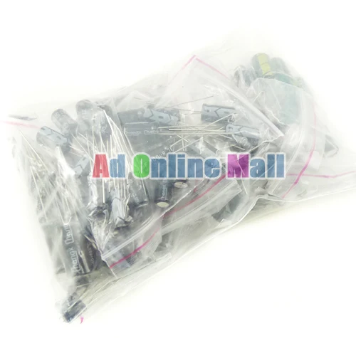 

570PCS (19 Kinds Each 30PCS) Electrolytic Capacitor Pack Set 1UF-1000UF 6.3V-50V