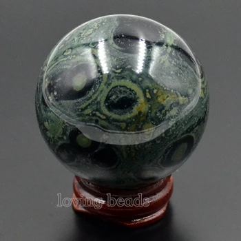 

1pc 50mm Natural Kambaba Stone Gem Stones Round Ball Crystal Healing Sphere Massage Rock Stones Decor Jewelry