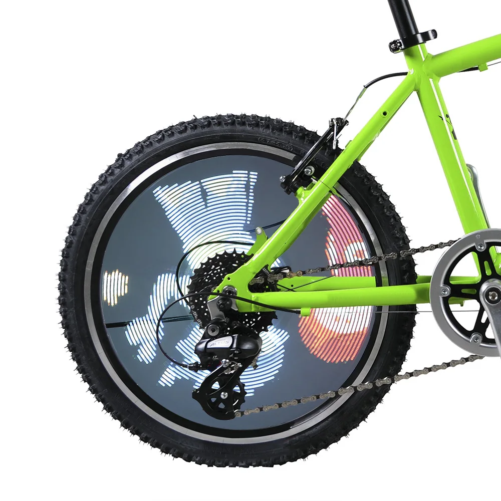 Discount 256 / 416 LEDs Programmable Bicycle Light Video Gif Picture DIY Bike Led Wheel Spoke Bike Lights Waterproof Cycling Light 2 Discount 256 / 416 LEDs Programmable Bicycle Light Video Gif Picture DIY Bike Led Wheel Spoke Bike Lights Waterproof Cycling Light 2