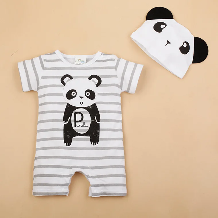 Summer-Baby-Rompers-Girls-Clothing-Sets-With-Hat-Roupas-Bebes-Newborn-Boys-Costume-Short-Sleeve-Toddler-Clothes-Infant-Jumpsuits-2