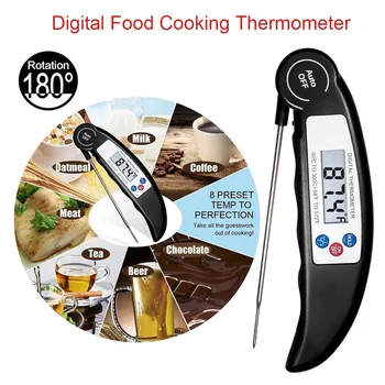

Digital Food Thermometer Probe Meat Grill BBQ Food Cooking Instant Read Kitchen Tools DAG-ship