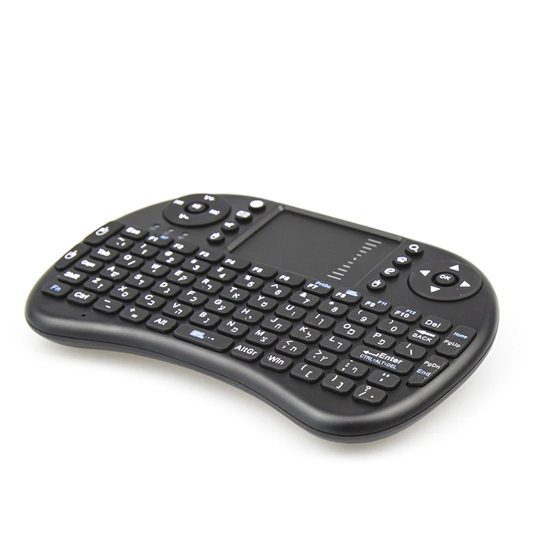 2 4 ГГц Беспроводная мини клавиатура русская версия Air mouse Touchpad Портативная USB