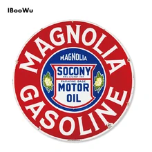 Потертый шик моторное масло ретро-плакат Texaco Shell автомобиль металлический плакат оловянный знак для бара паба для бензина и газа гаража Настенный декор круглая пластина