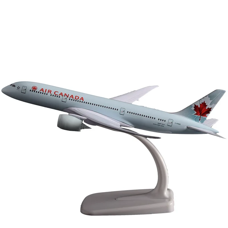 20 см B787 Air Канада модель самолета Boeing 787 канадская авиация ремесла группа металлический самолет Airbus Airways статическое украшение Git