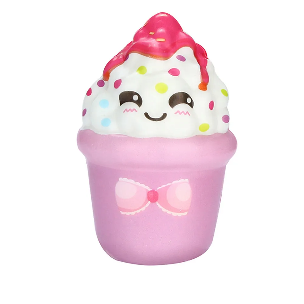 

Squishies Kawaii Ice Cream Slow Rising Cream Scented Keychain Stress Relief Toys