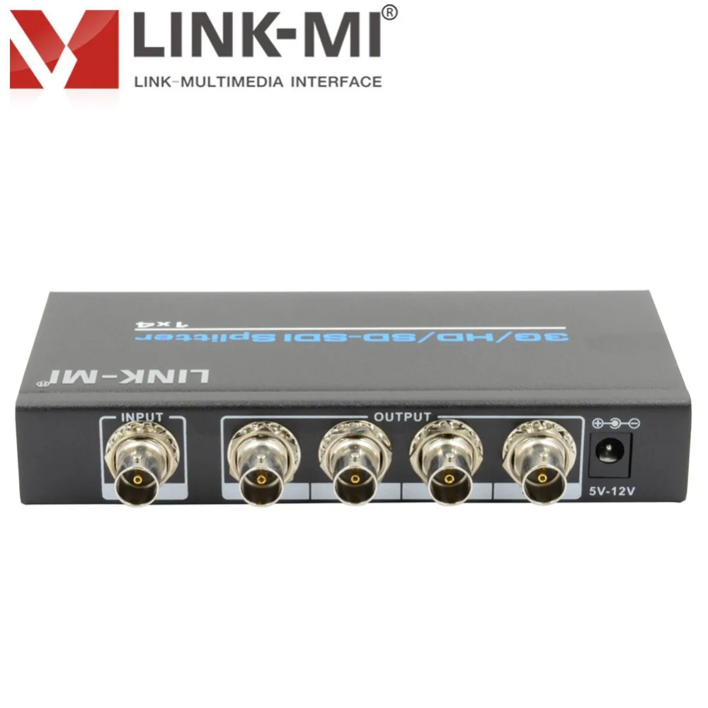 LINK MI LM SD104 BNC 4 port SDI splitter 1x4 3G distribution SDI/HD SDI ...