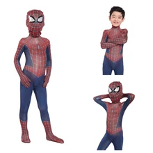 Новинка года; детский маскарадный костюм «Человек-паук»; костюмы на Хэллоуин для детей; костюм «Человек-паук»