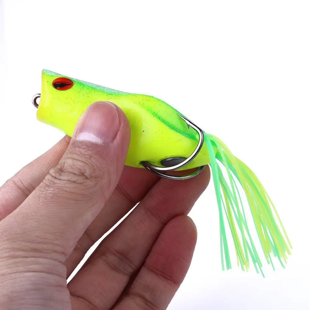 

Top water Soft Small Jump Frog Enticement Lure Bait 7cm/14g Silicone popper bass lure Jump Frog Lure Crankbait Tackle Fishing