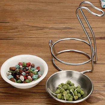 

Elegant Swan Stainless Steel Spoon Rest Seat Holder Stand Storage Rack Cookware Organizer Kitchen Accessories Cooking Tools