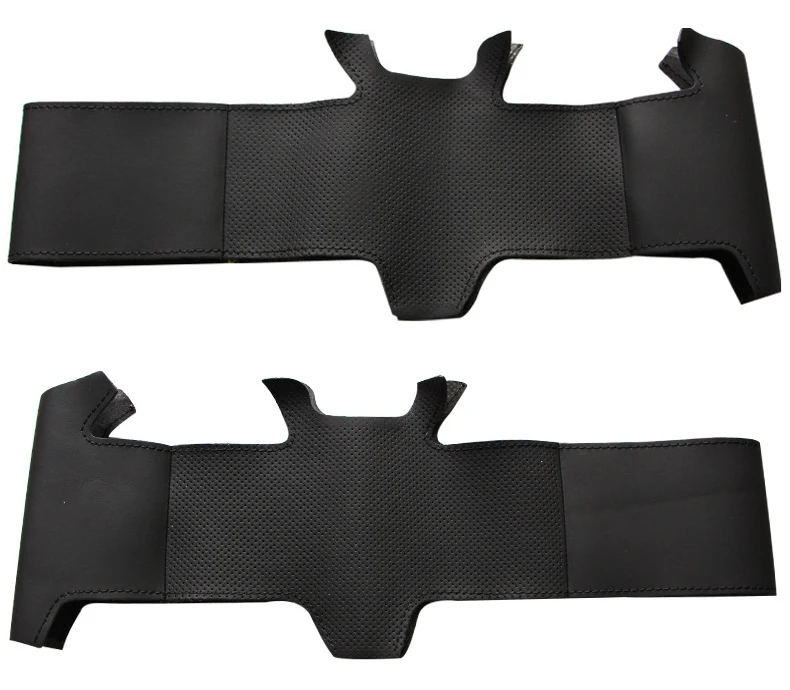 MEWANT for Toyota Corolla 2006-2010 Matrix 2009 Auris 2007-2009 Black Artificial Leather Auto-Steering Wheel Cover