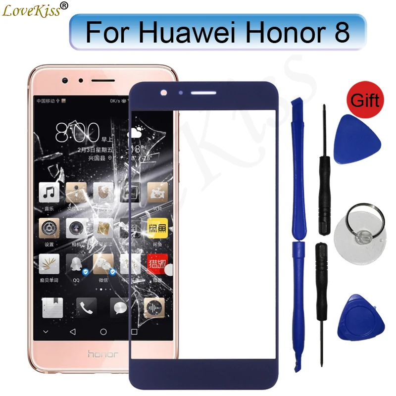 Передняя панель 5 2 дюйма для Huawei Honor 8 сенсорный экран объектив FRD L04 AL10 AL00 TL00 ЖК