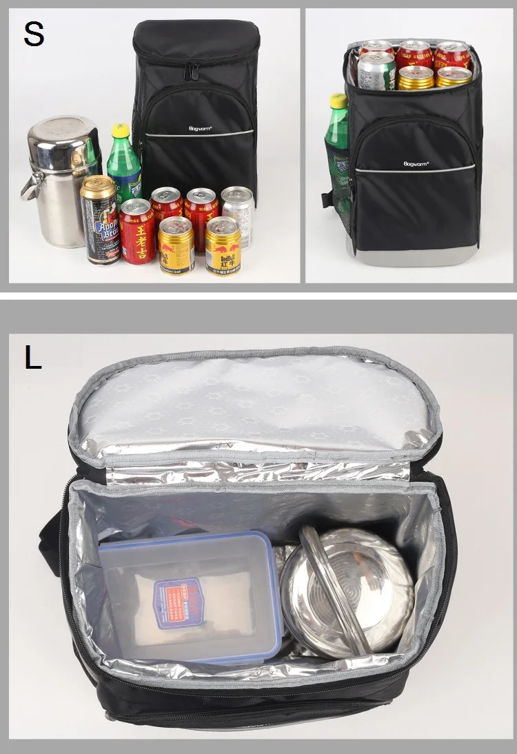 Оксфордский рюкзак, сумка-холодильник, Термосумка для ланча, пикника, коробка, изолированная, крутая упаковка для льда, автомобиль, свежей еды, термосумки, холодильник