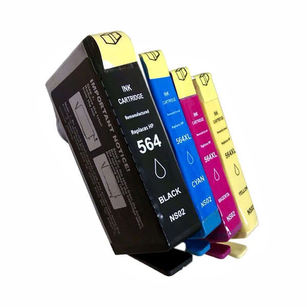 4 PACK HP 564XL HP 564 XL Ink Cartridge Set PhotoSmart Pro B8850 C6380 B209a-in Ink Cartridges