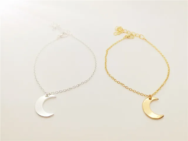 30pcs Cute Crescent Horns Moon Bracelet Simple Half 30pcs Cute Crescent Horns Moon Bracelet Simple Half Galaxy Bracelets Jewelry For