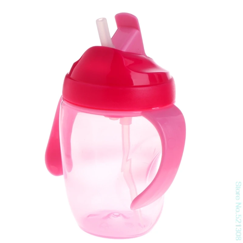Baby Love для детей новорожденных герметичная чашка учится питьевой соломенной бутылки для тренировок 260 мл прекрасный Прямая поставка