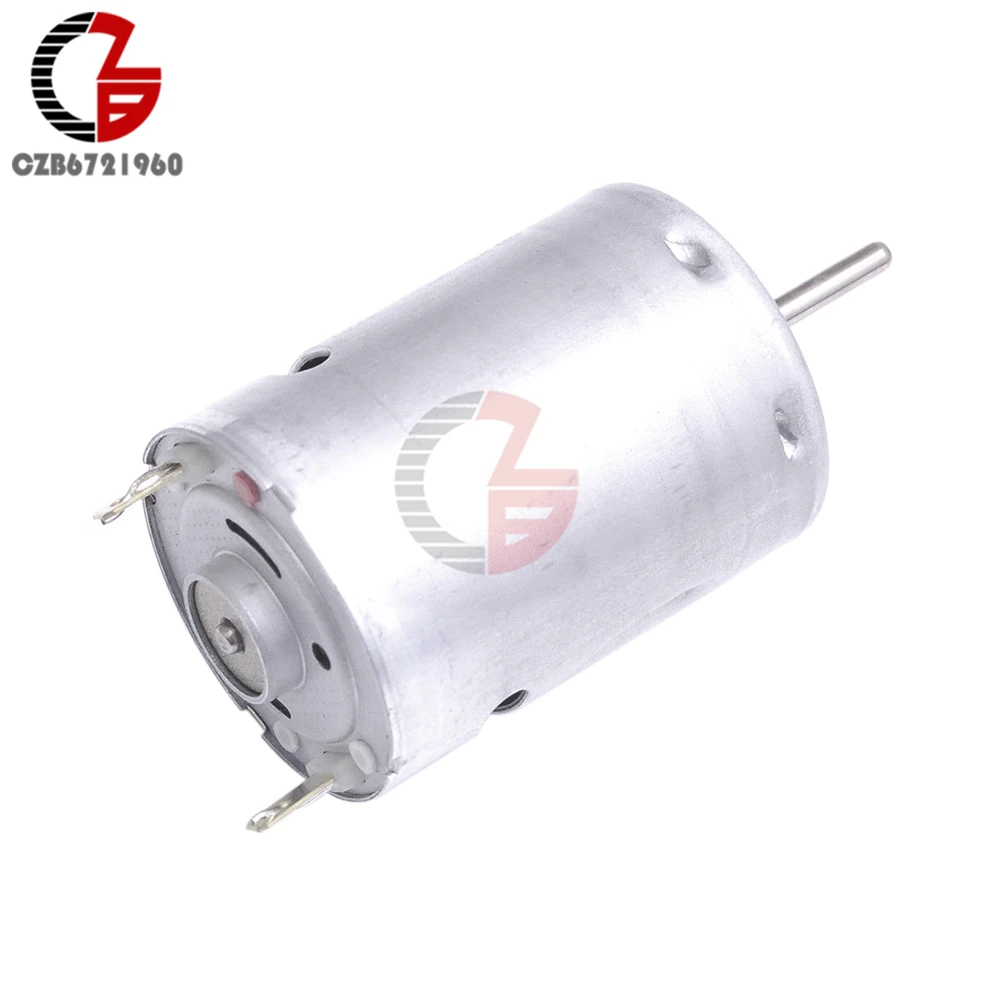 DC 12V 24V 25000RPM High Speed Mini RS-550 Electric Motor DIY Toy Kid Car Boat