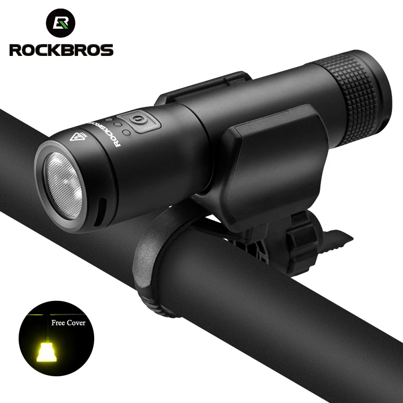 

ROCKBROS Bike Bicycle Light Headlight Waterproof Led Power Bank USB Rechargeable Battery Replaceable 700Lumen 2600mAh 6 Modes