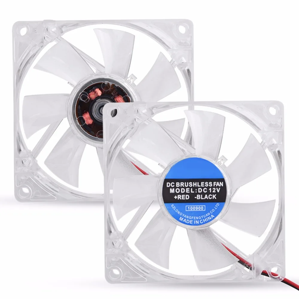

80mm LED Light 12V 4Pin CPU Cooler Fan for Computer PC Case Mute Cooling Fan