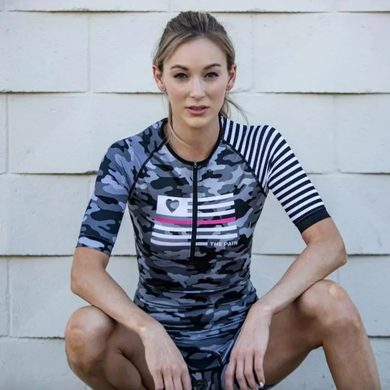 

2019 Love The Pain women ropa ciclismo cycling clothes maillot triathlon triatlon racing bike skinsuit jumpsuit speedsuits