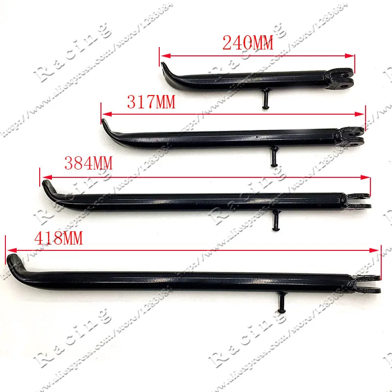  317MM - 384MM Dirt Pit Bike Sidestand With Spring Set 125cc 110cc 140cc BSE Side Kick Stand Spring 