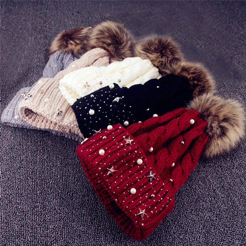 bling pom pom hat