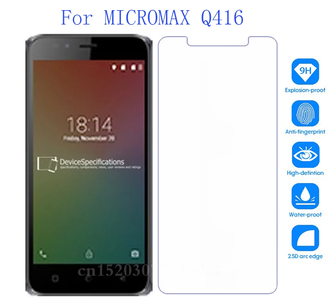 Закаленное стекло для MICROMAX Cnavas Pace 4G Q416 2 шт. защитная пленка экрана телефона |