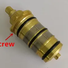 Термостатический медный кран золотник картридж смеситель для ванны смеситель для душа смесительный клапан Регулировка температуры воды AF012