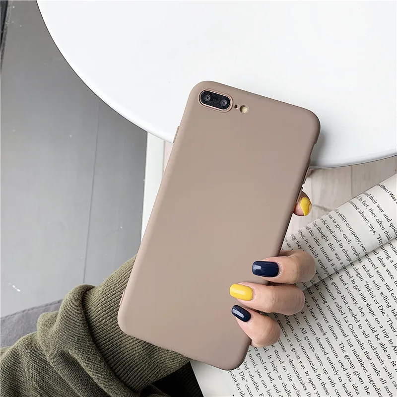 Чехол для OPPO A3S F9 Pro F5 Plus Youth A73 A83 мягкий карамельный цвет простой матовый много