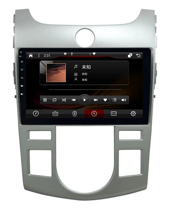 Cheap OTOJETA DSP stereo carplay android 8.1.2 car radio for kia forte koup cerato 2011 Gps navi ips screen video player tape recorder 2