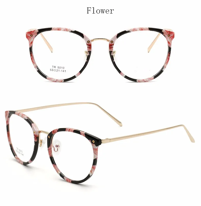 Круглые оптические очки оправа ультралегкие женские очки Новая мода ретро Oculos De Grau feminino съемный объектив