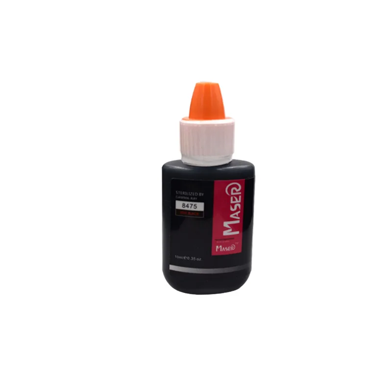 Чернила для татуировок Maser 8475 TRUE BLACK 10 мл машинка перманентного макияжа подводка