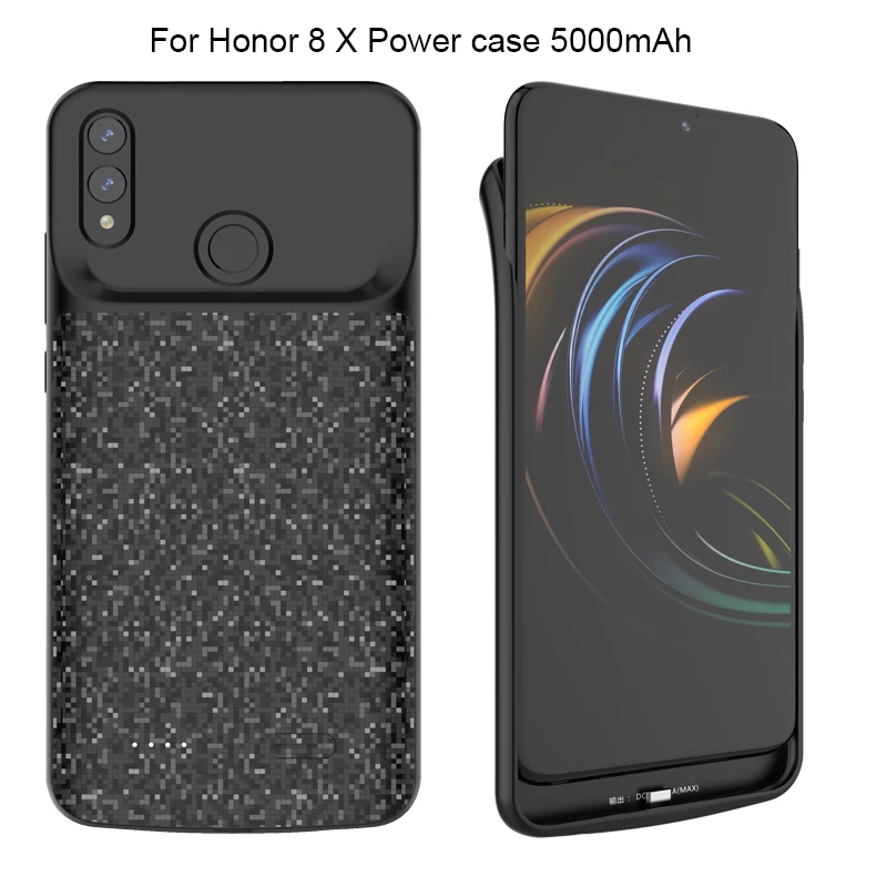 Чехол power для huawei honor 8 X 9X 9X Pro, 5000 мАч, чехол с аккумулятором для honor 8 X 9X, мягкий чехол из ТПУ, чехол для зарядки honor 9X