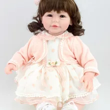 2" 50 см Виниловая силиконовая кукла-Реборн, новинка, принцесса, девочка, Детская кукла, игрушка с PP хлопковым корпусом, Детская Подарочная игрушка, модель одежды