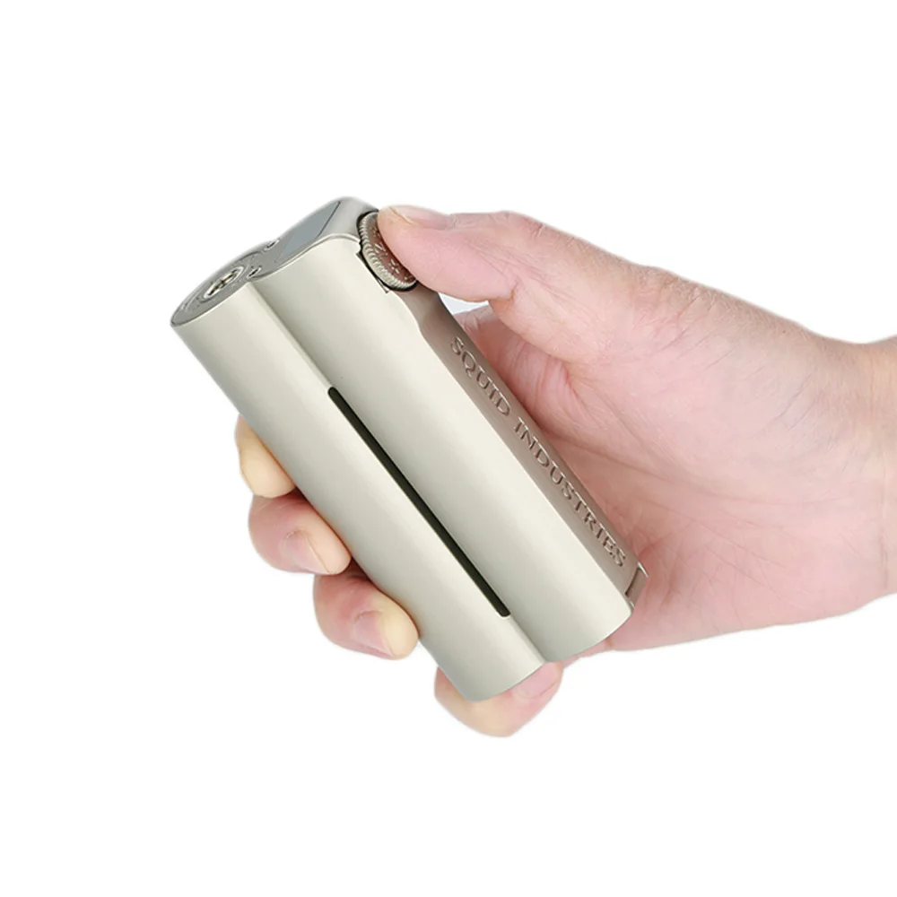 Heavengifts Squid Industries Double Barrel V3 150W VW MOD with Flat Top OLED Display No Battery Double Barrel Box Mod VS Drag 2