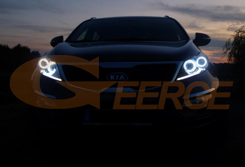 RGB led angel eyes Kia Sportage 2011 2012 2013 2014 2015(2)