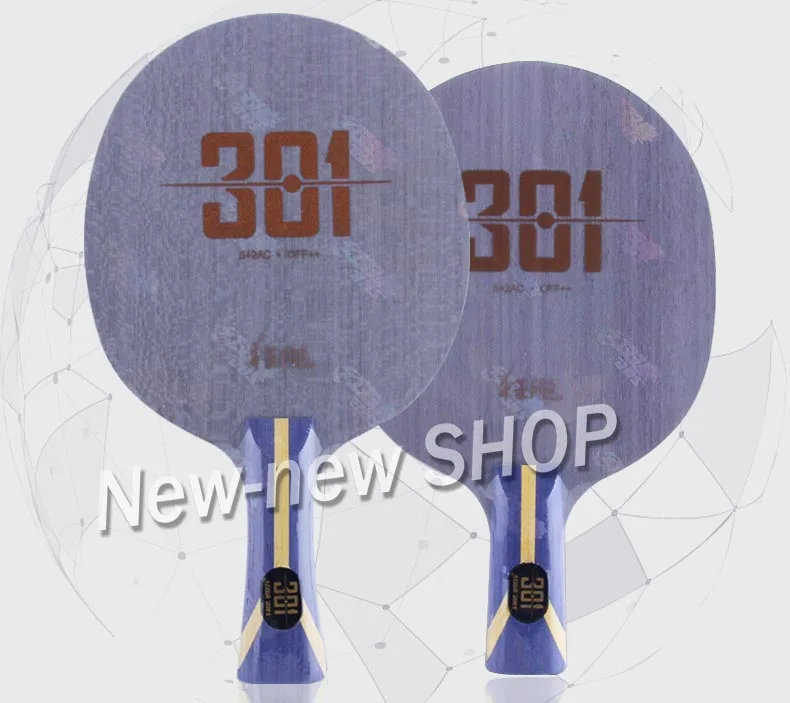 Dhs Hurricane 301 Table Tennis Blade (for China T.t. Team) Arylate Carbon Alc Racket Ping Pong