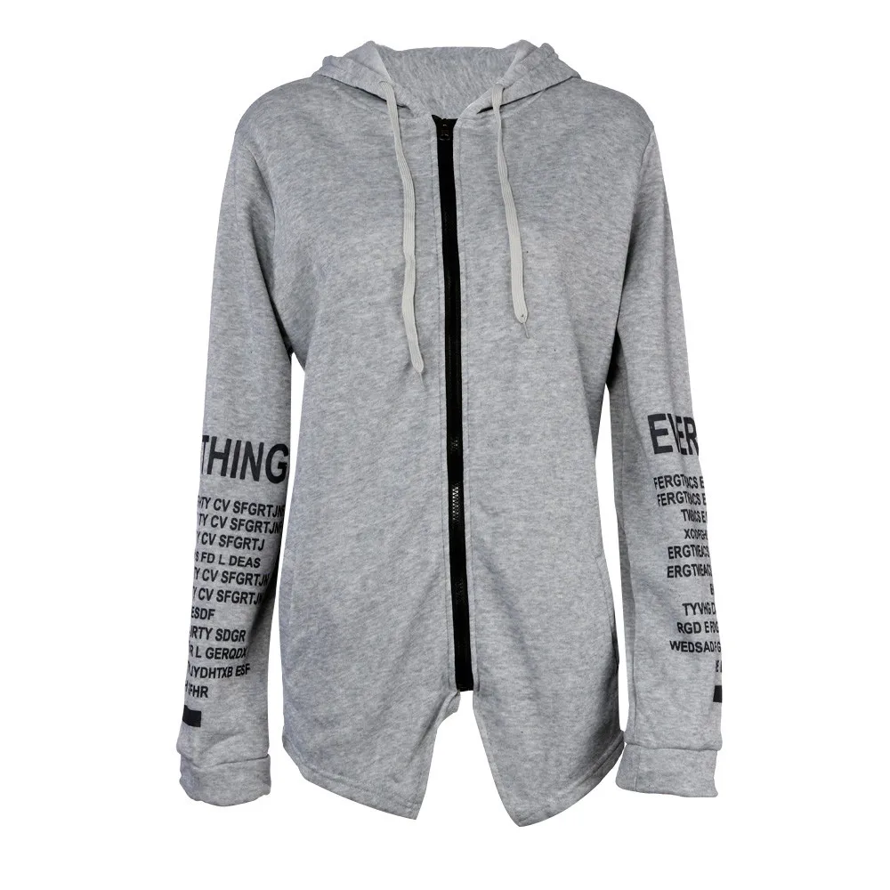 

2017New Fashion Lady Knitted Hoody Coat Winter Hoodies Sweatshirt Letter Printing Irregular Lady Warm Hoody Plus Size S-5XL
