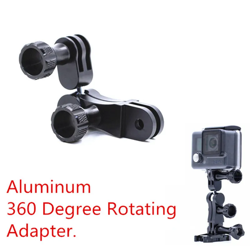 Suptig Aluminum 360 Degree Rotate Arm Monopod Tripod Mount Adapter For