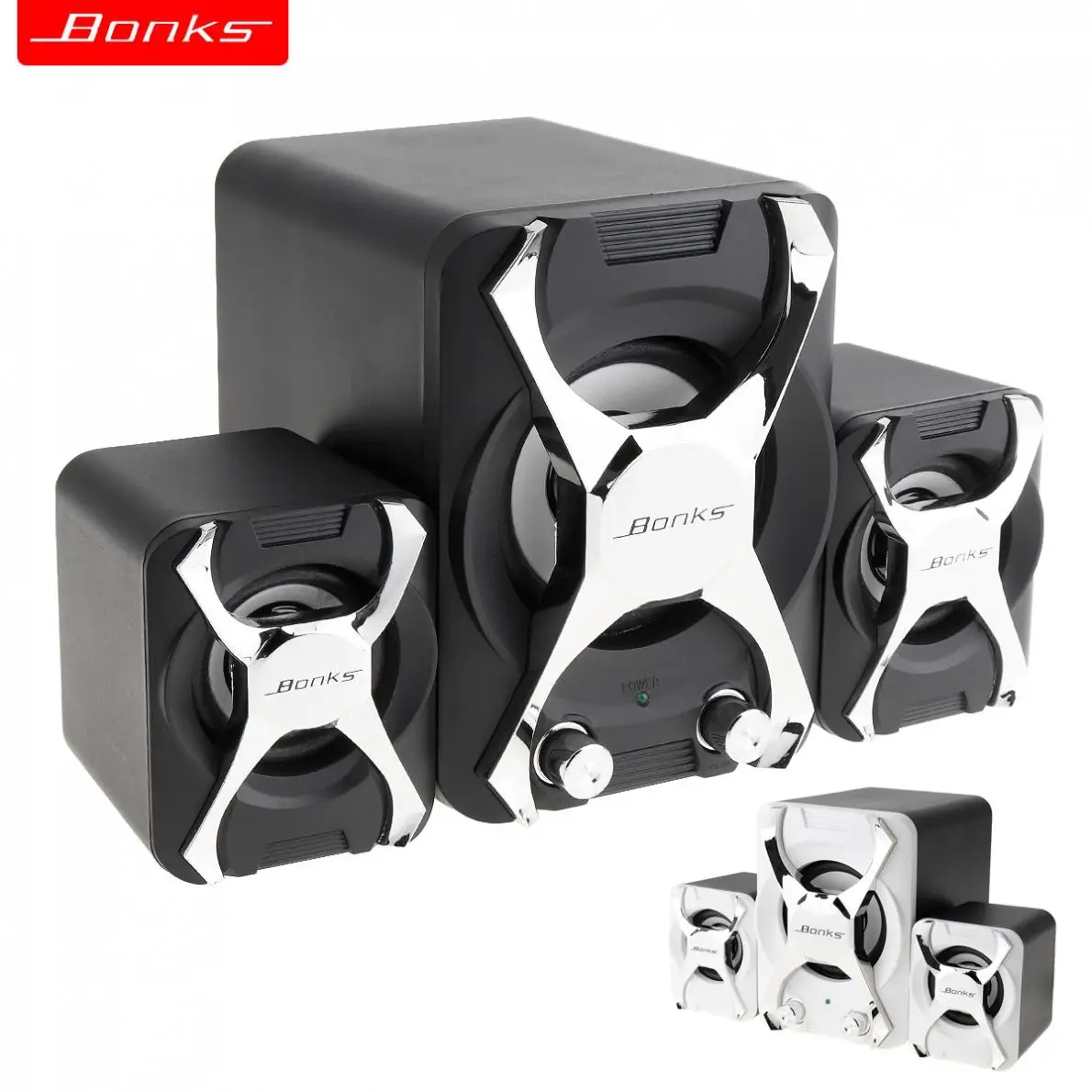 Skup Wysokiej mocy 3D subwoofer stereo 2.1 głośnik do komputera przenośny bass muzyka DJ zestaw głośnikowy typu Soundbar USB telewizora głośniki komputerowe dla laptop telefon telewizor z dostępem do kanałów