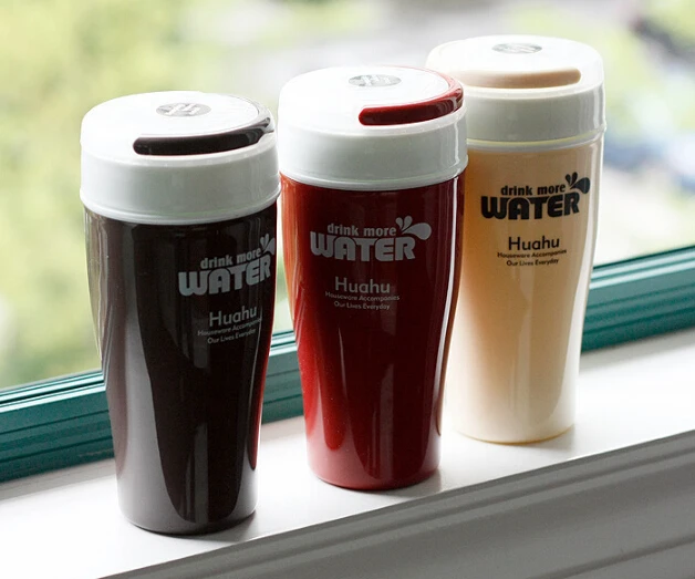 

1PC Fashion Plastic sport shaker water bottles space shaker sports fitness kettle KB 1367