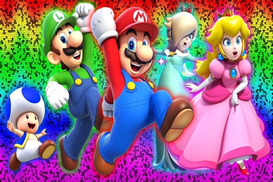 DIY frame Cartoon Super Mario 3D World Game Poster Silk ...