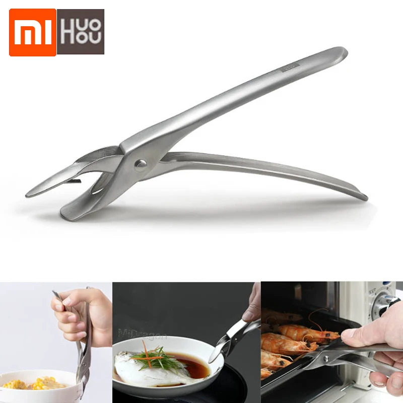 Новый Xiaomi MIjia Huohou нержавеющая сталь анти обжигающий зажим 304 Легкий кухонный