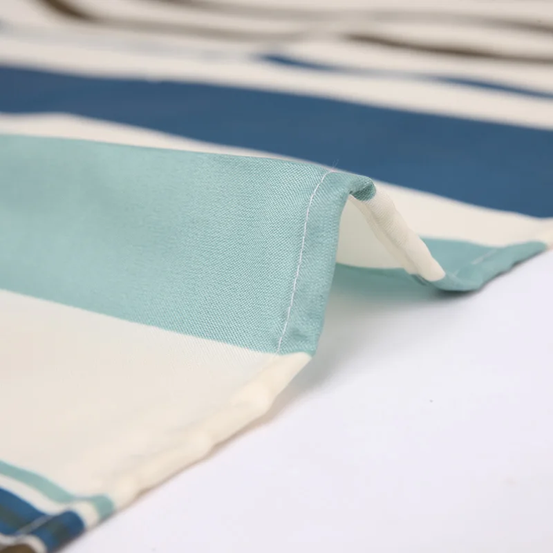 Красивая зеленая полосатая занавеска для душа полиэстер устойчивая к ...