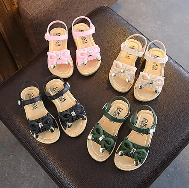 

2019 Children sandals summer fashion princess beach soft sandals girls candy color cute comfortable shoes size 21 to size 35