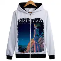 Miyazaki Hayao Anime hoodie Classic Comic Nausicaa of the Valley of the Wind hoodie sweatershirt jacket coat Hooded Outerwear