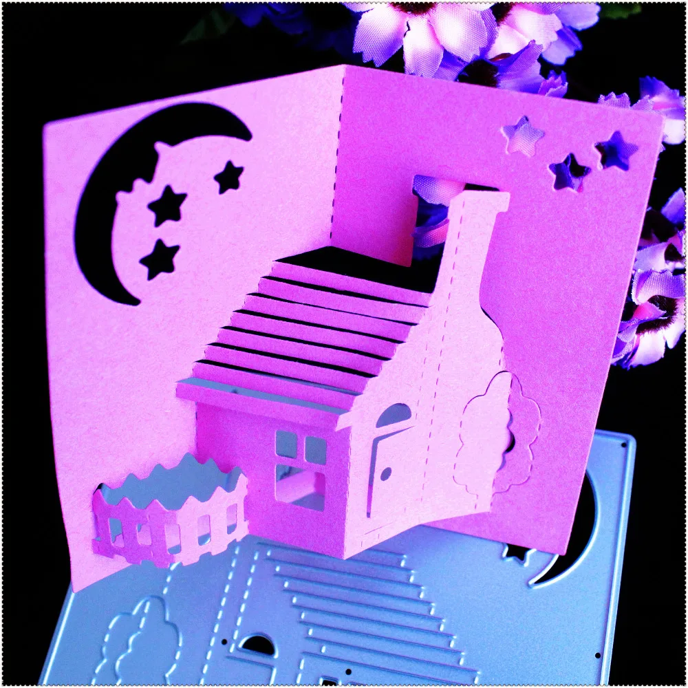 

3D Greeting Cards Marking Punching and Stamps Metal Cutting Dies for New 2018 Scrapbooking Die Cut Stencil Mold Decorative Box