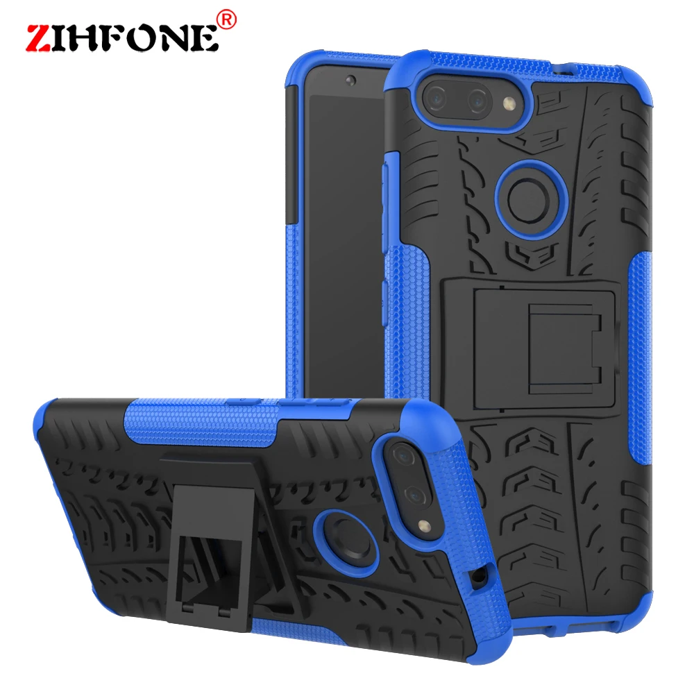 ZIHFONE For Asus Zenfone Max Plus M1 Case TPU &amp PC Silicone Dual Armor Back Cover ZB570TL X018D | Мобильные телефоны и