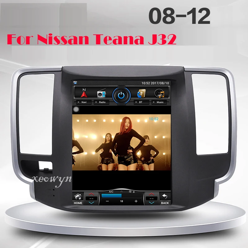 

Vertical screen RAM2GB Quad core Android 6.0 1024*600 9.7inch Car GPS Navigation for Nissan teana J32 2008-2012