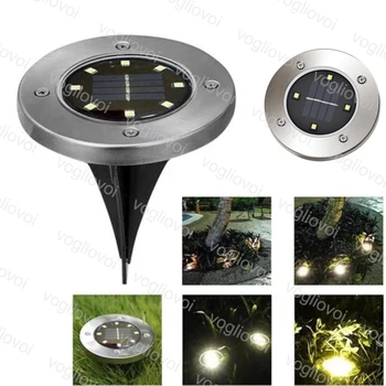 

Vogliovoi Solar Led Outdoor Lighting Underground 4LED 8LEDS Warm White for Outdoor Path Garden Lawn Landscape Decoration Lamp