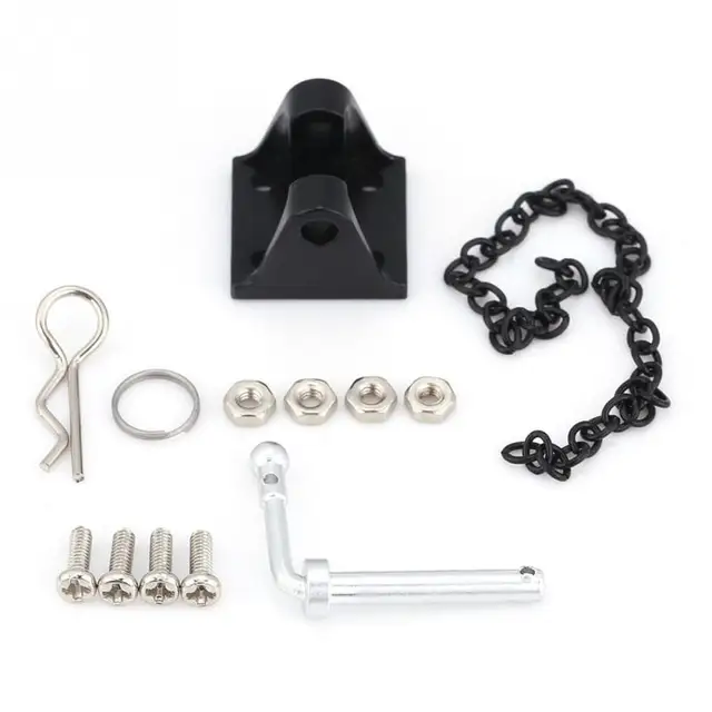 Metal RC Trailer Hooks Buckles Accessories With Chain For
